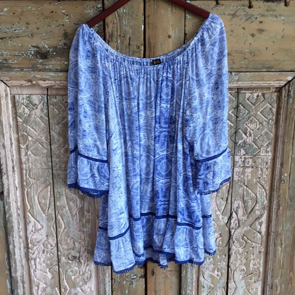 Ruffled blouse